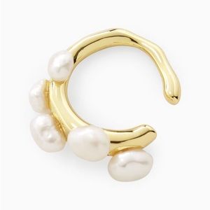 COS Freshwater Pearl Ear Cuff (Gold plated - Brand new)
